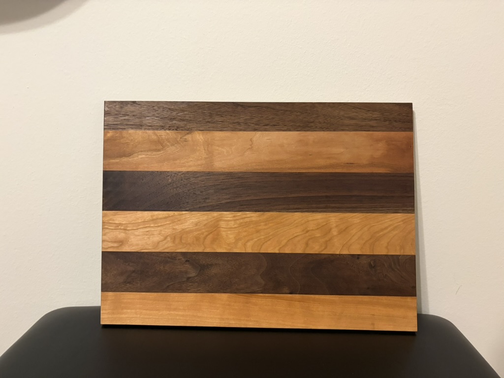 Wide Stripe Hardwood Board