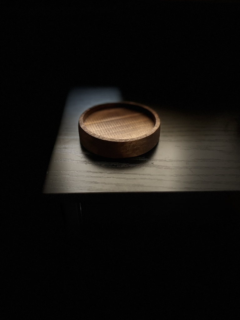 Small handmade wooden tray